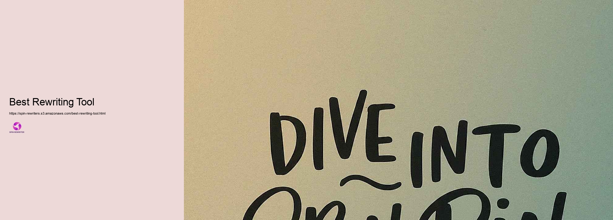 Why Revolve Rewriter is Critical for Internet Web content Creators