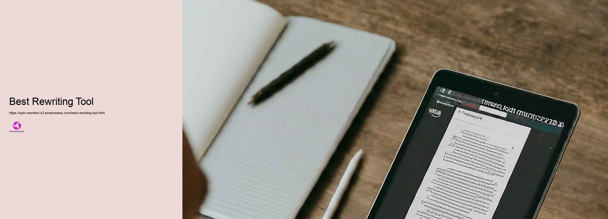 Enhancing Search Engine Optimization with Spin Rewriter: Idea