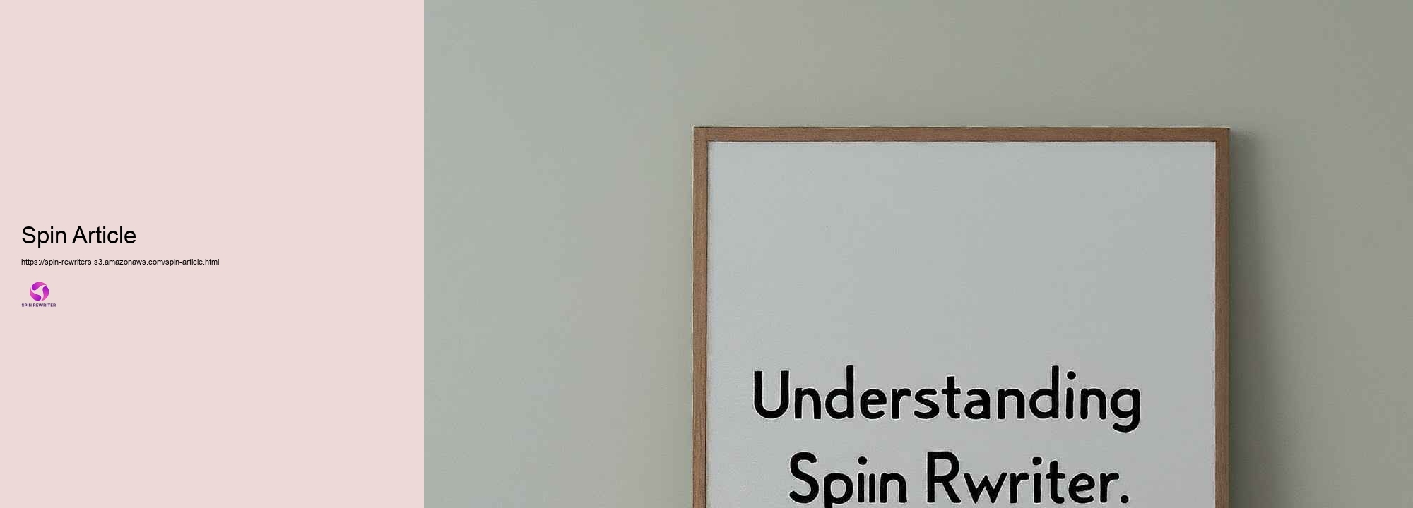 Why Spin Rewriter is Crucial for Material Designers