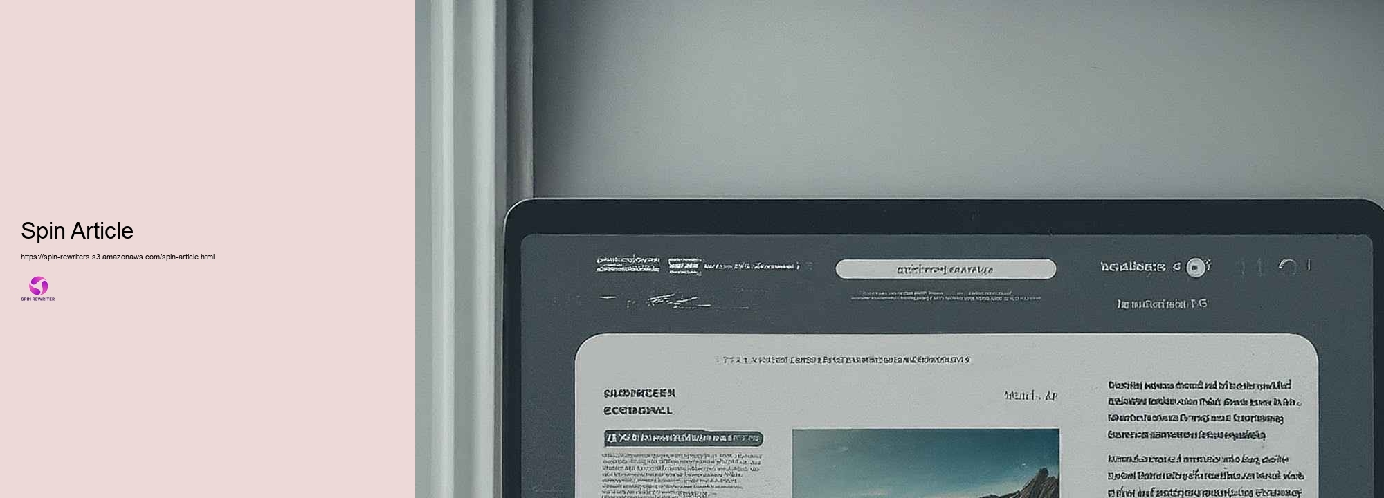Making the most of Search Engine Optimization with Spin Rewriter: Concept