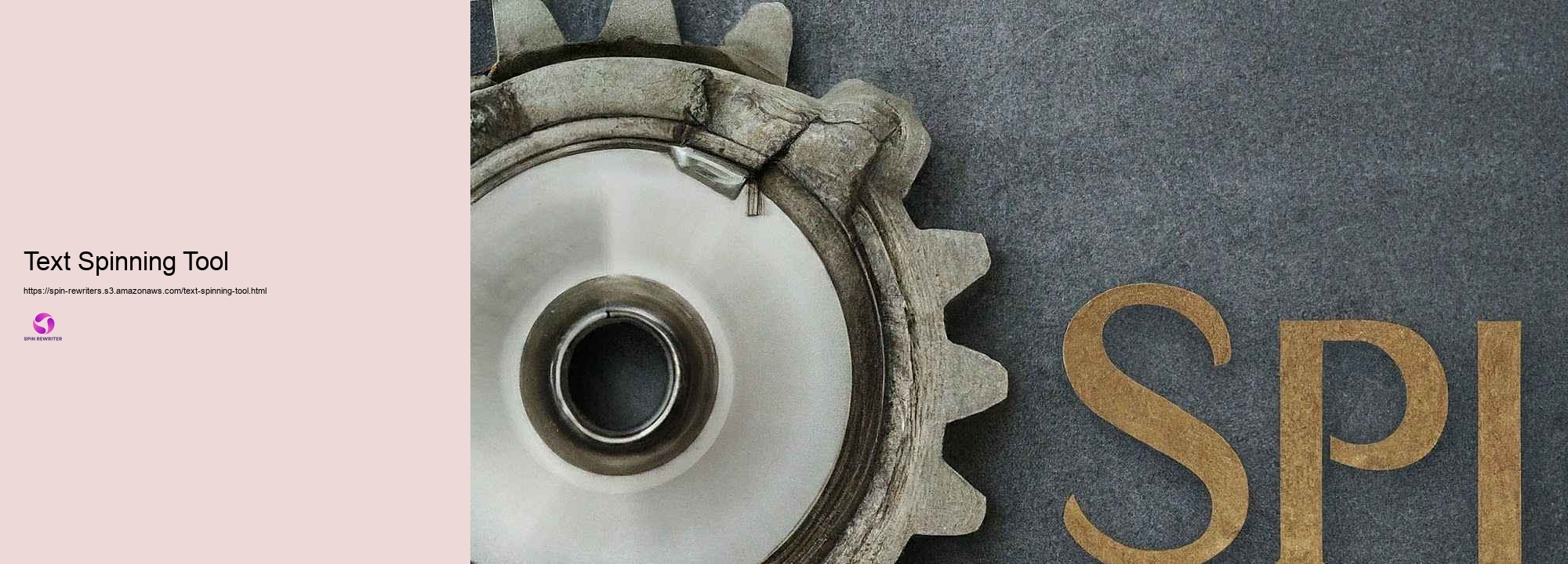 Why Spin Rewriter is Important for Internet Web content Creators